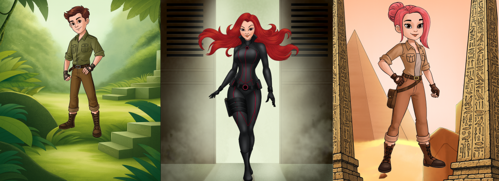 Kid Adventure Characters